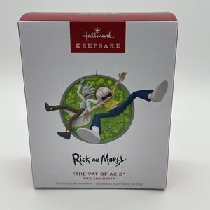 2024 Hallmark Keepsake Christmas Ornament‎ - Rick and Morty The Vat of Acid NEW